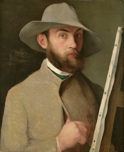 Self Portrait, c.1890 by Charles Maurin